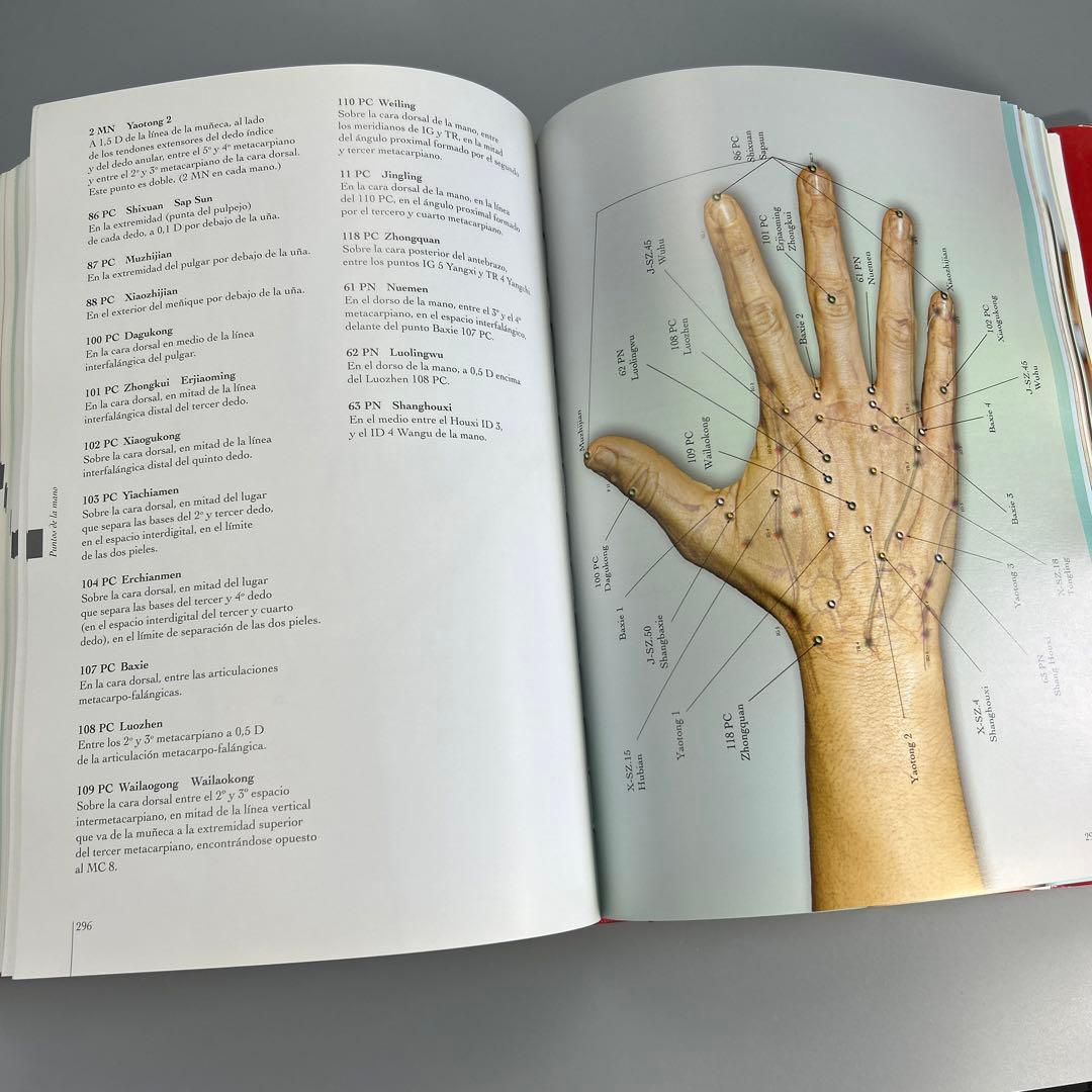 Àtlas fotográfico de acupuntura 鍼灸廃盤希少洋書