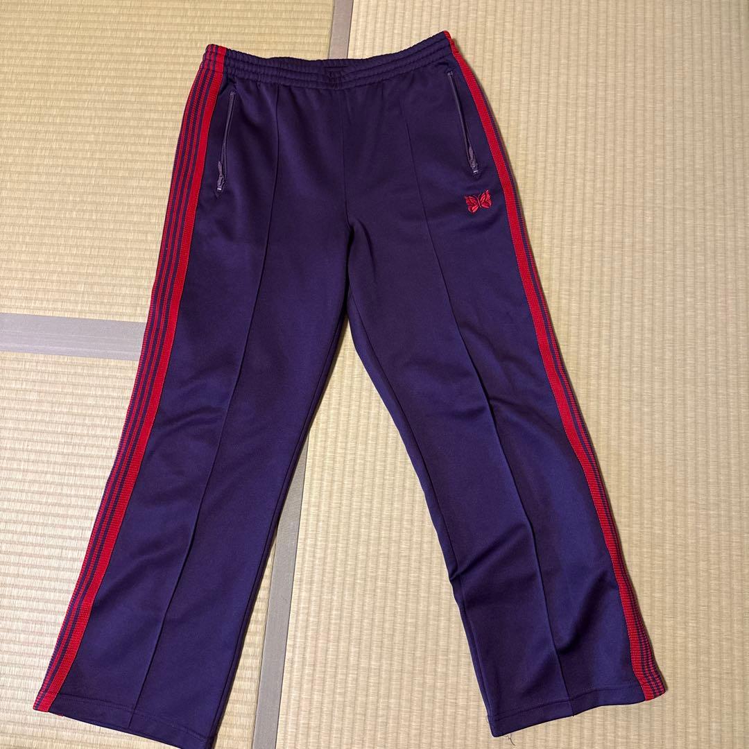 needles ニードルス　トラックパンツ　Mサイズ　パープル×レッド
