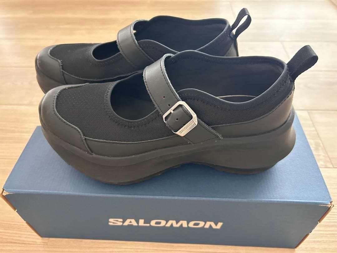 コムデギャルソン×サロモン　メリージェーンプラットフォーム　24cm