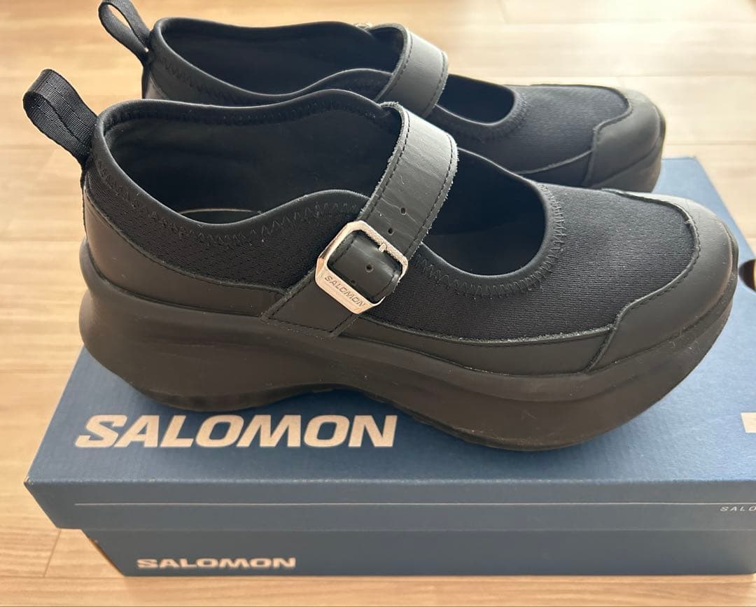 コムデギャルソン×サロモン　メリージェーンプラットフォーム　24cm