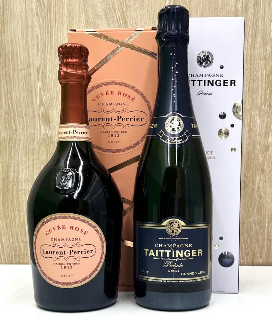 未開封テタンジェプレリュード グランクリュ・ローランペリエロゼ 750ml 2本