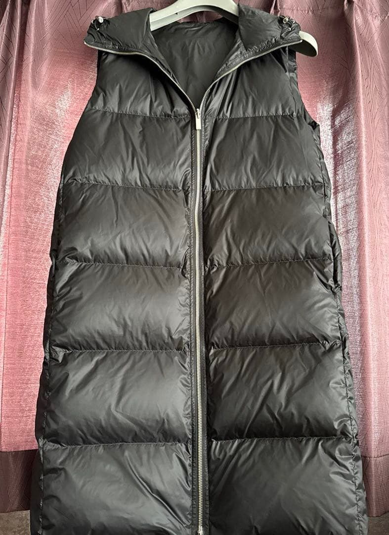 完売品 Theory 23AW ロングダウンベスト パッファーベスト　Sサイズ