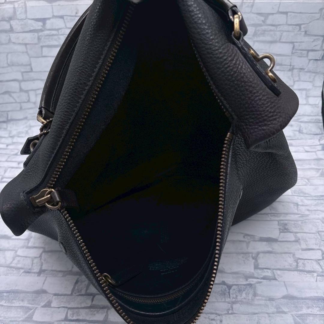 コラボ COACH×BILLY REID　レザー ショルダー バッグ 2way