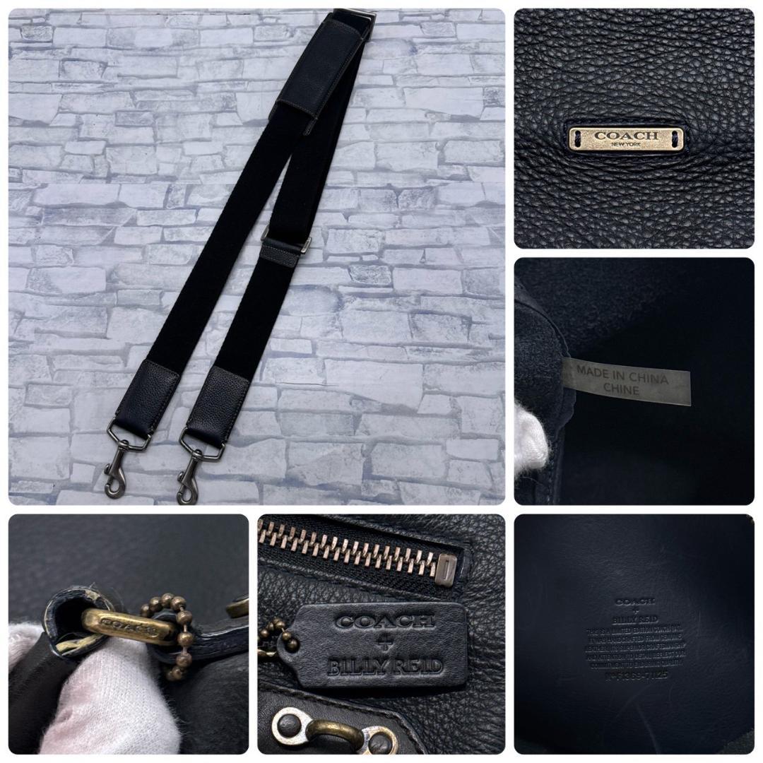 コラボ COACH×BILLY REID　レザー ショルダー バッグ 2way