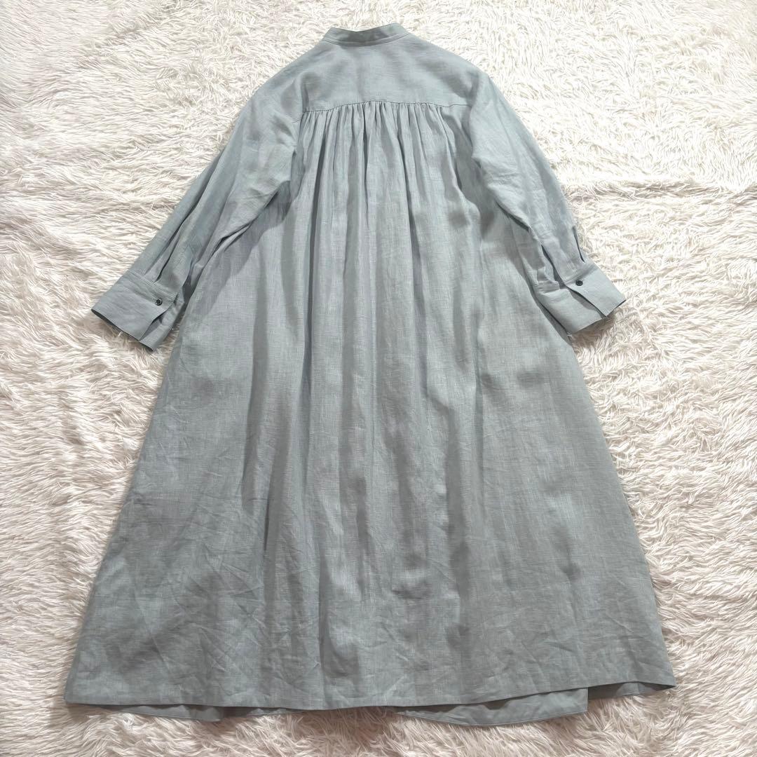 ハウスオブロータス　2025 サークルエンブロイダリー リネン ワンピース