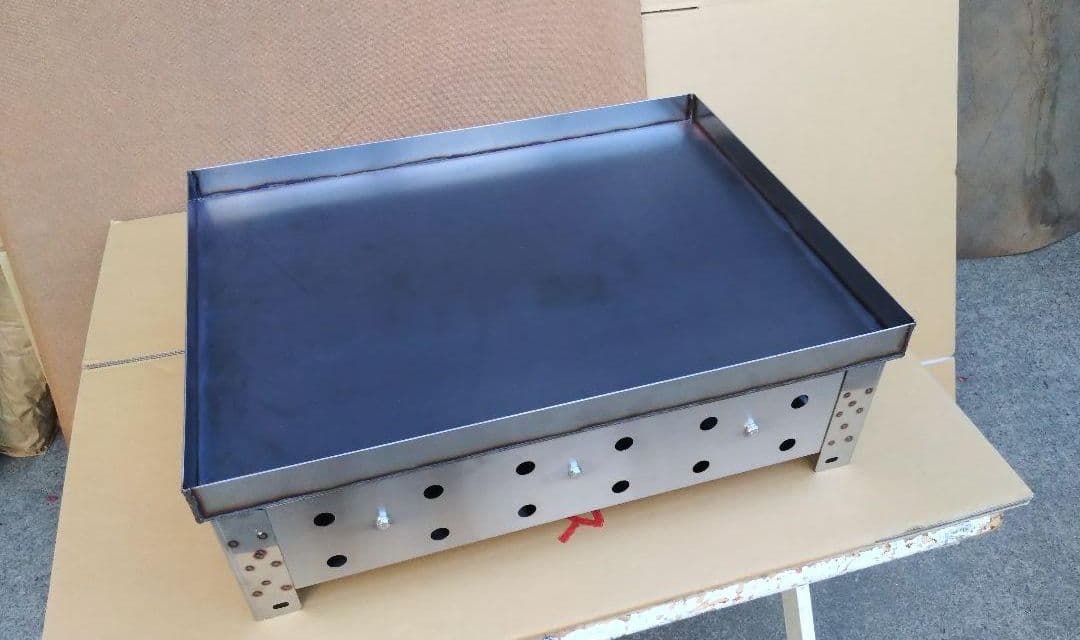 未使用品 ★ プロパンガス グリドル 幅６０cm 全周フチ付き キッチンカー