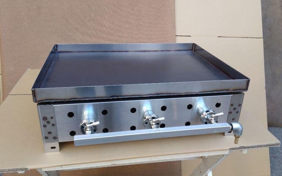 未使用品 ★ プロパンガス グリドル 幅６０cm 全周フチ付き キッチンカー