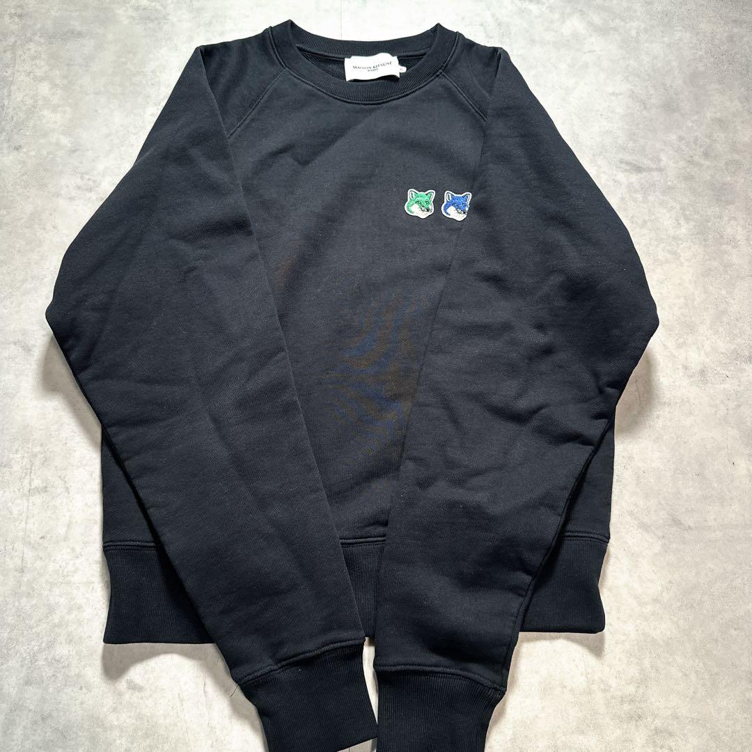 MAISON KITSUNE メゾンキツネ キツネロゴパッチ スウェット XS