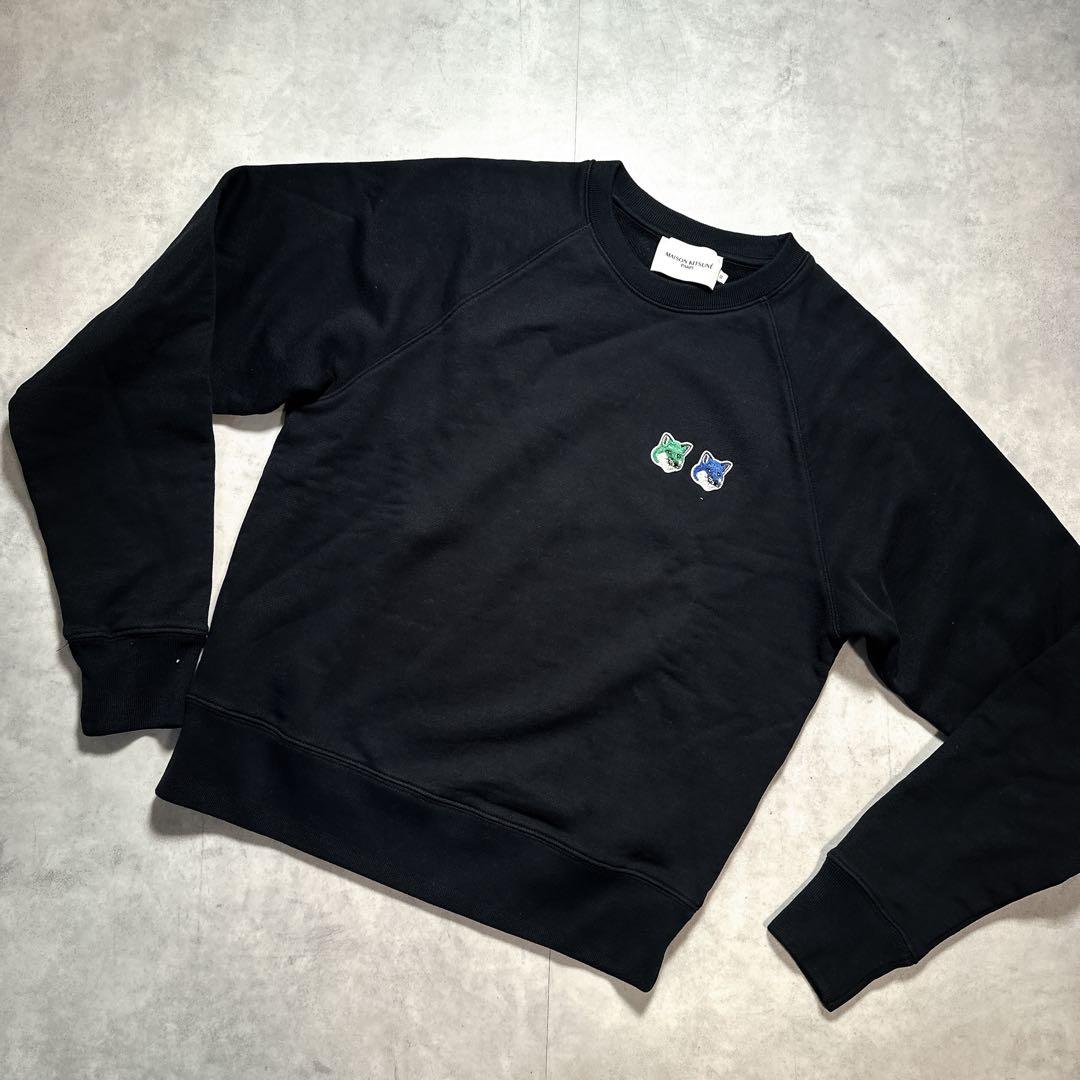 MAISON KITSUNE メゾンキツネ キツネロゴパッチ スウェット XS