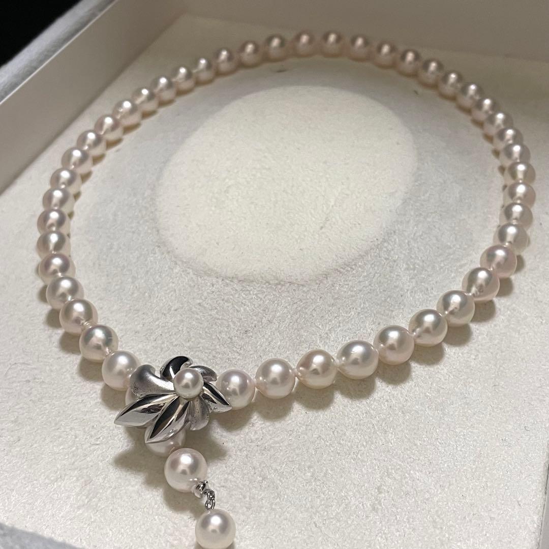 ミエ【CACHER✨超大珠】あこや本真珠 ネックレス 8.0-8.5 パー