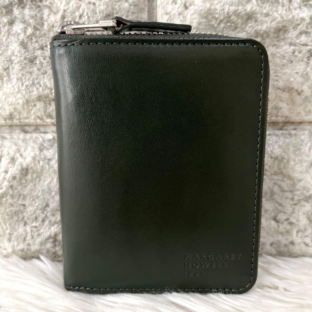 【新品未使用】マーガレットハウエルアイデア　ベジタンレザー　二つ折り財布