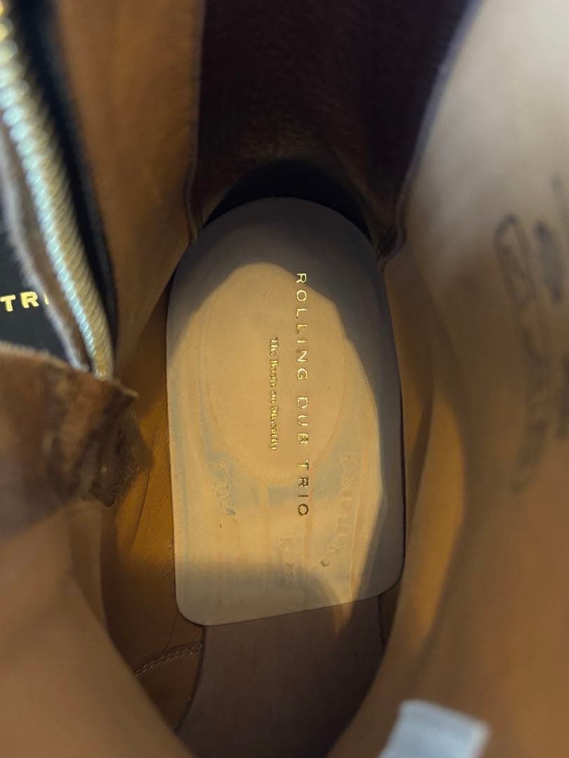 靴 ROLLING DUB TRIO CASPER BLACK HORSEHIDE