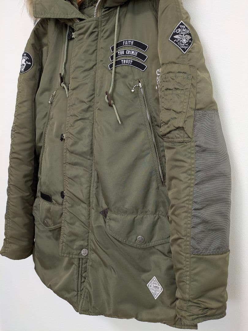 Schott × CRIMIE コラボ N-3B フライトジャケット S