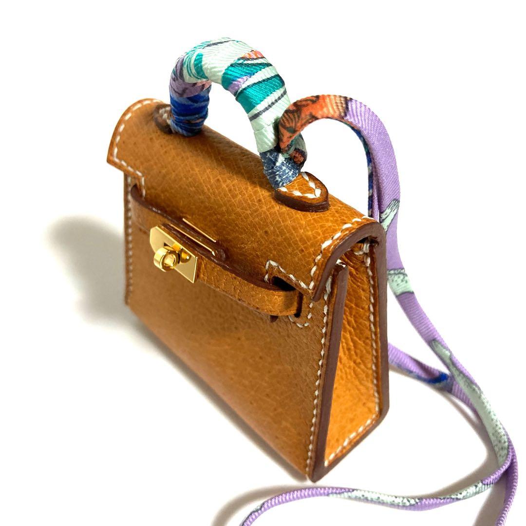 エルメス HERMES マイクロケリー ピッグスキン チャーム