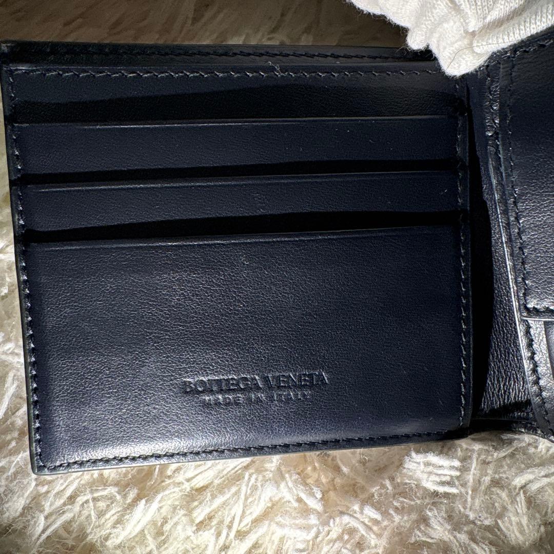 ボッテガヴィネタ　二つ折り財布 深緑　メンズ　美品