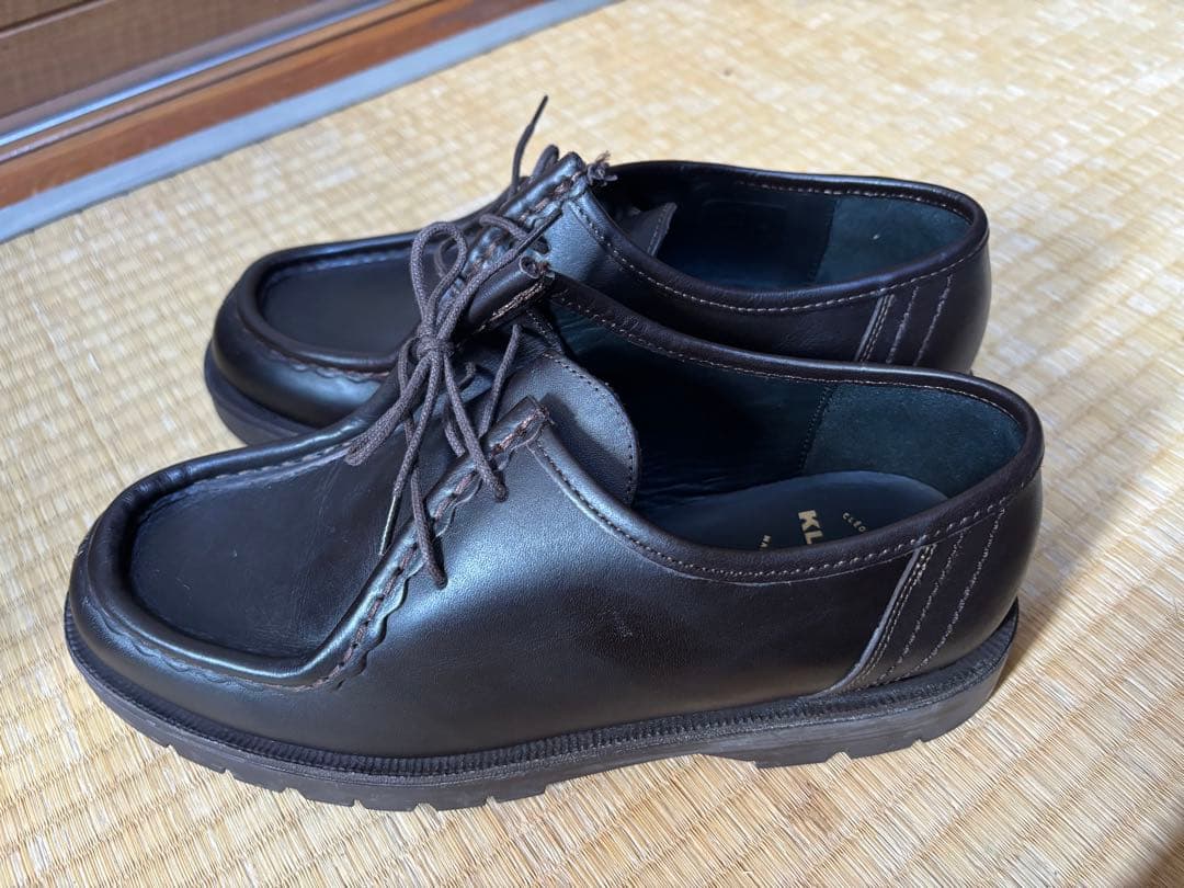 極美品　フランス製　クレマン　チロリアンシューズ　41 ダークブラウン