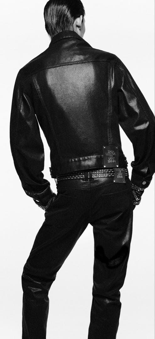 ZARA × LUDOVIC DE SAINT SERNINコーティングデニム