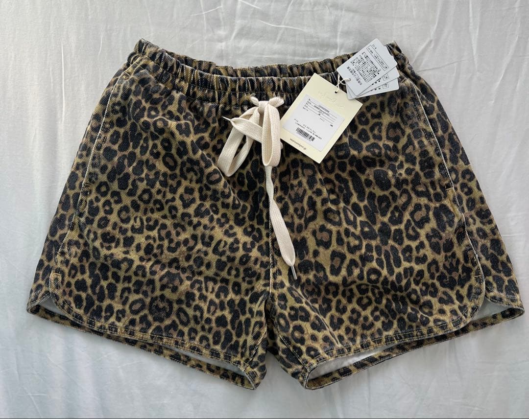 新品SeaRoomlynn ウエストギャザー Canvas ショートパンツ M