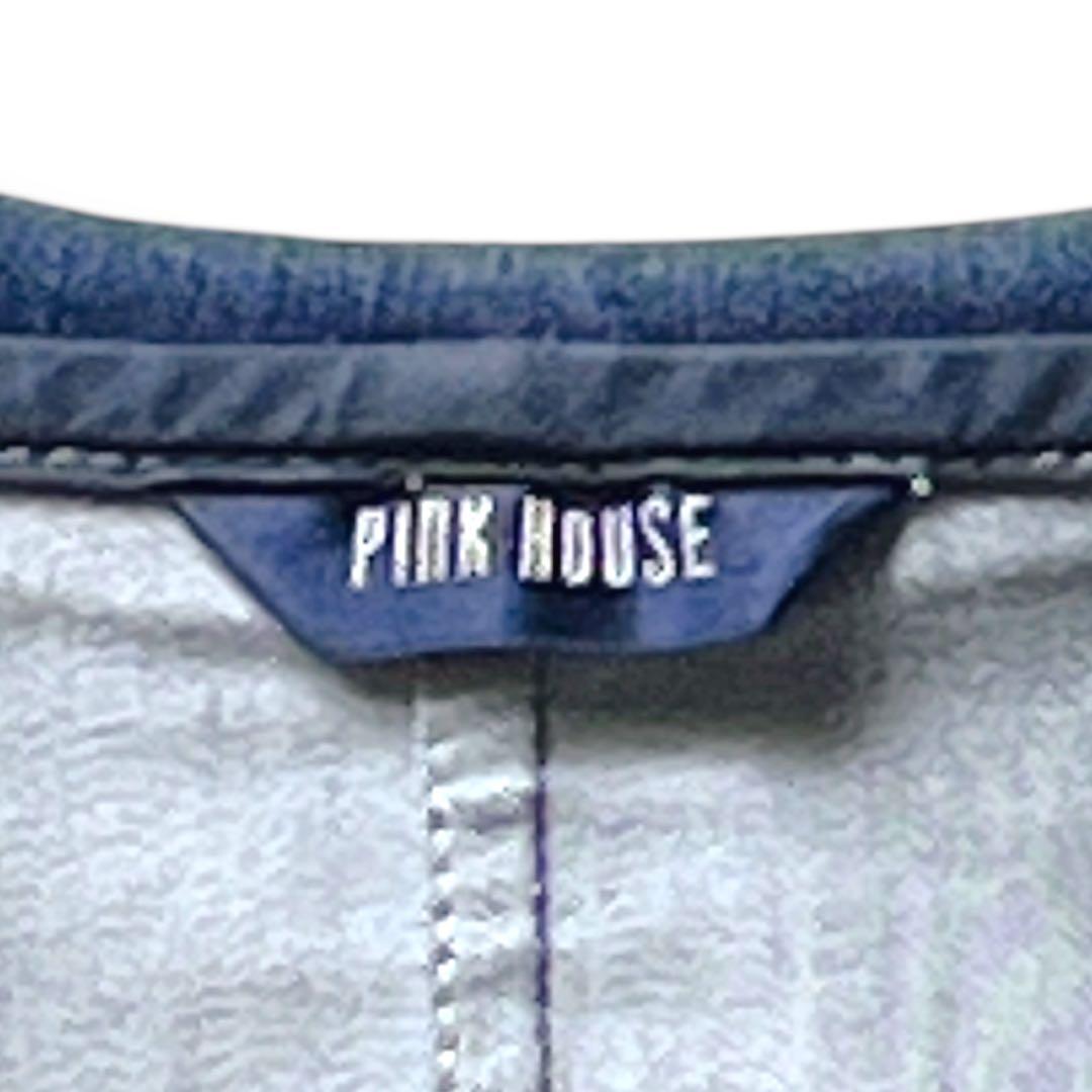 【Lサイズ】PINK HOUSE ピンクハウス フリル ショート丈 Gジャン 紺