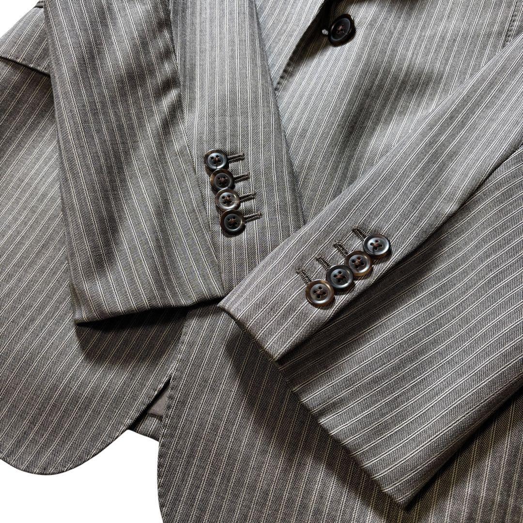 ✨️XL/極美品✨️ARMANI アルマーニ スーツ ストライプ メンズ