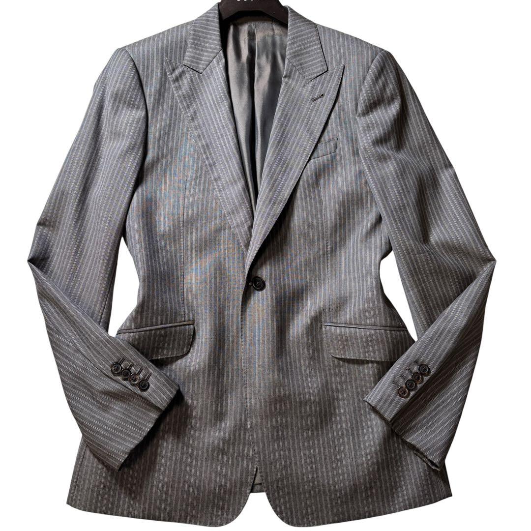 ✨️XL/極美品✨️ARMANI アルマーニ スーツ ストライプ メンズ