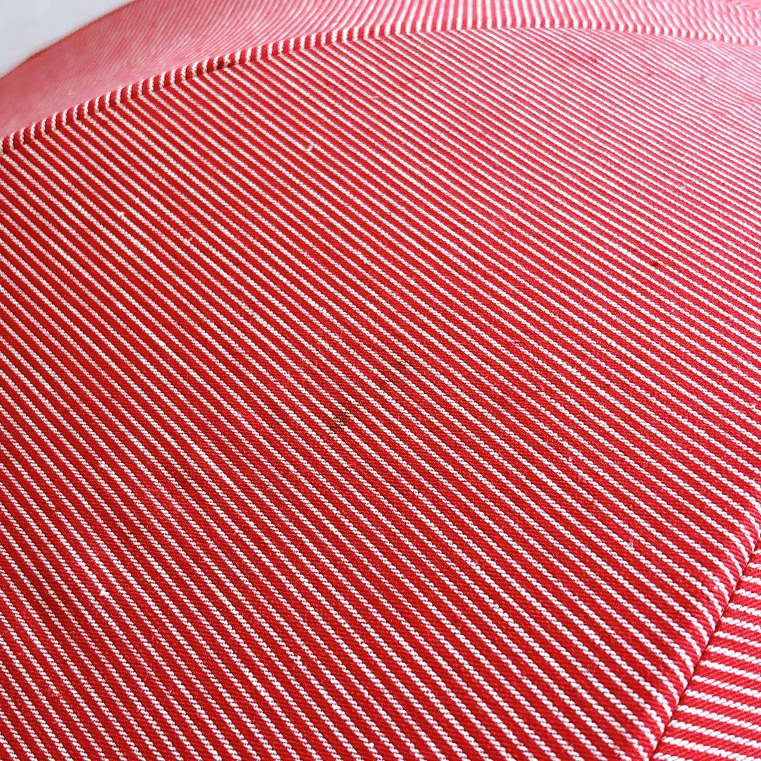 45R 45rpm 日傘 ケース付き ヒッコリー　RED 赤　ストライプ　長傘