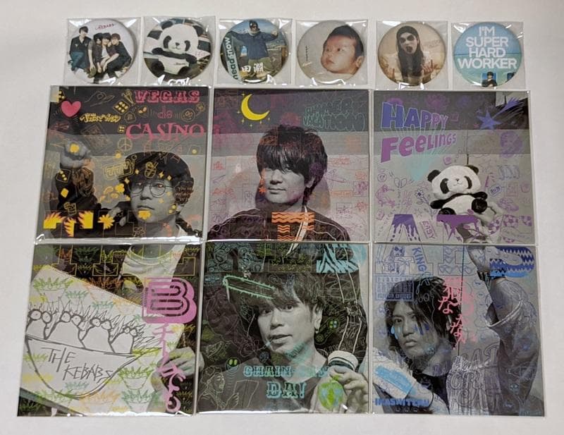 新品未開封 月刊 THE KEBABS CD6枚セット 特典缶バッジ付