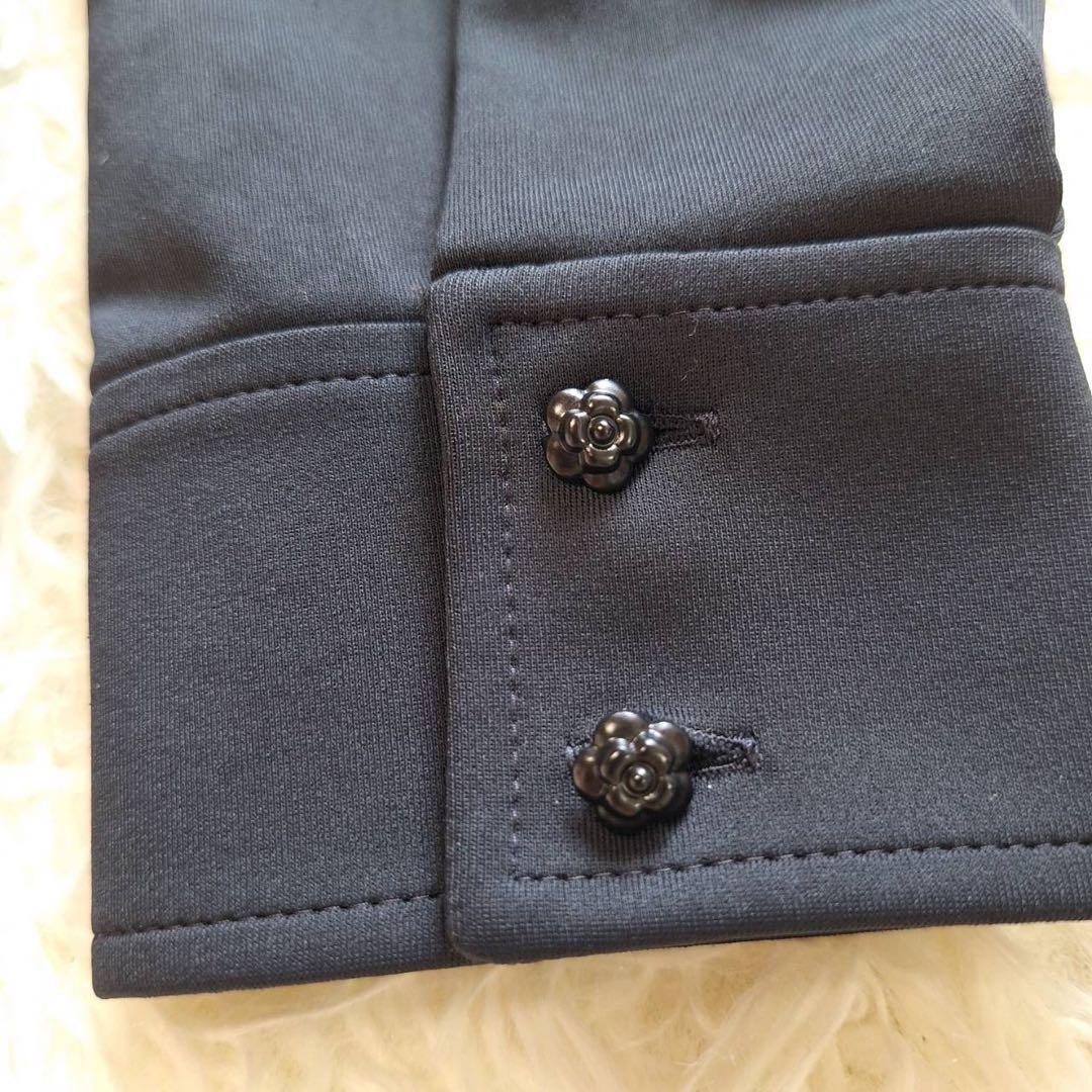 美品✨2025年 Rene ルネ 白襟ブラウス ペプラム チュニック ブラック