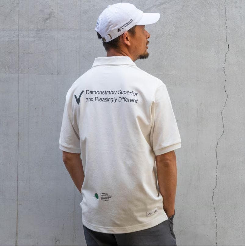 【限定】Callaway CLUBHAUS S/S Polo White コラボ