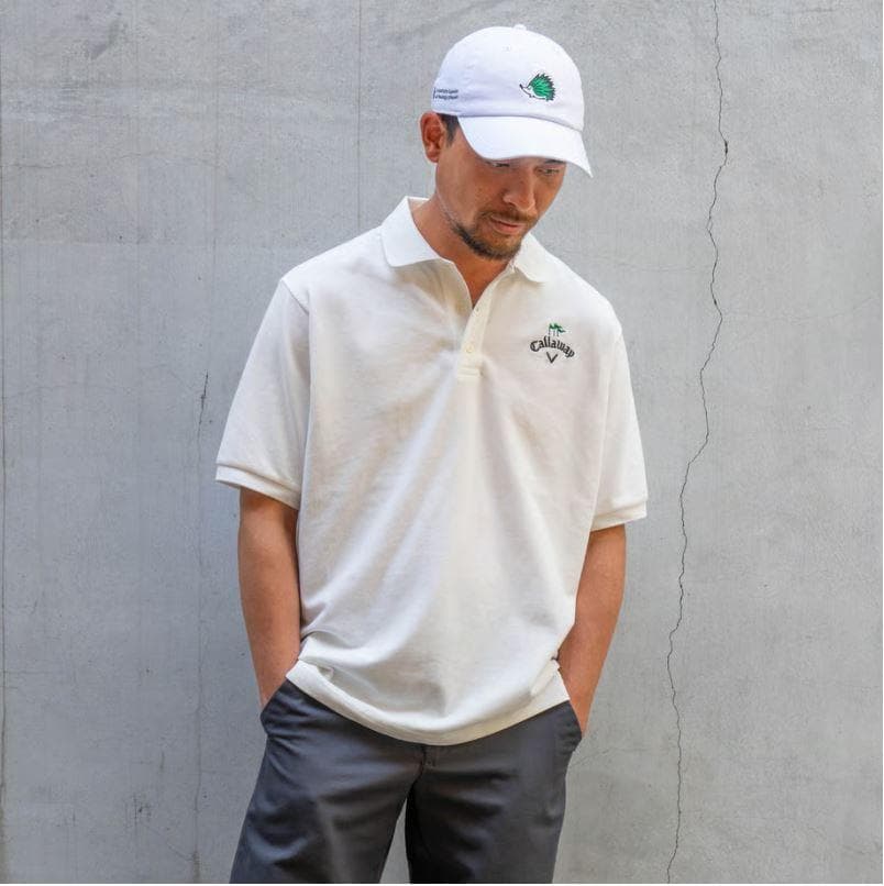 【限定】Callaway CLUBHAUS S/S Polo White コラボ