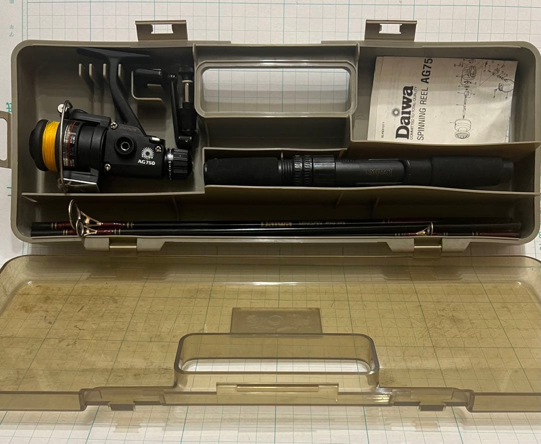 Daiwa Minispin ロッド リールセット AG750 MSG-59S