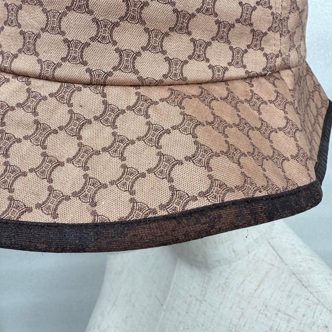 【お買い得】CELINE マカダム　バケットハット　オンワード　サイズ54