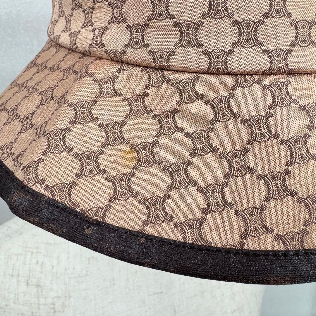 【お買い得】CELINE マカダム　バケットハット　オンワード　サイズ54
