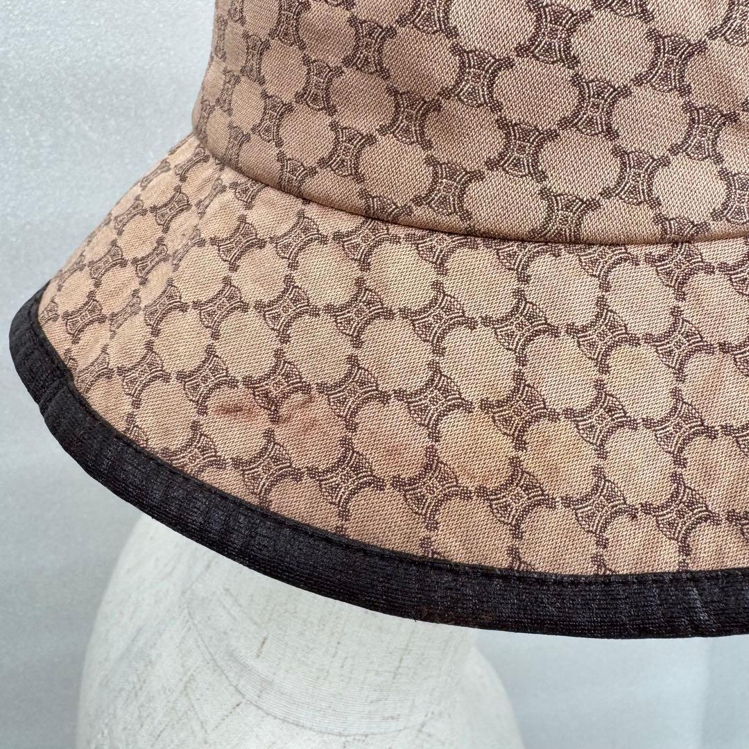 【お買い得】CELINE マカダム　バケットハット　オンワード　サイズ54