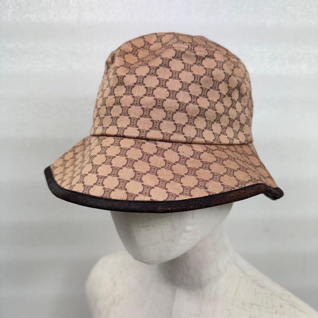 【お買い得】CELINE マカダム　バケットハット　オンワード　サイズ54