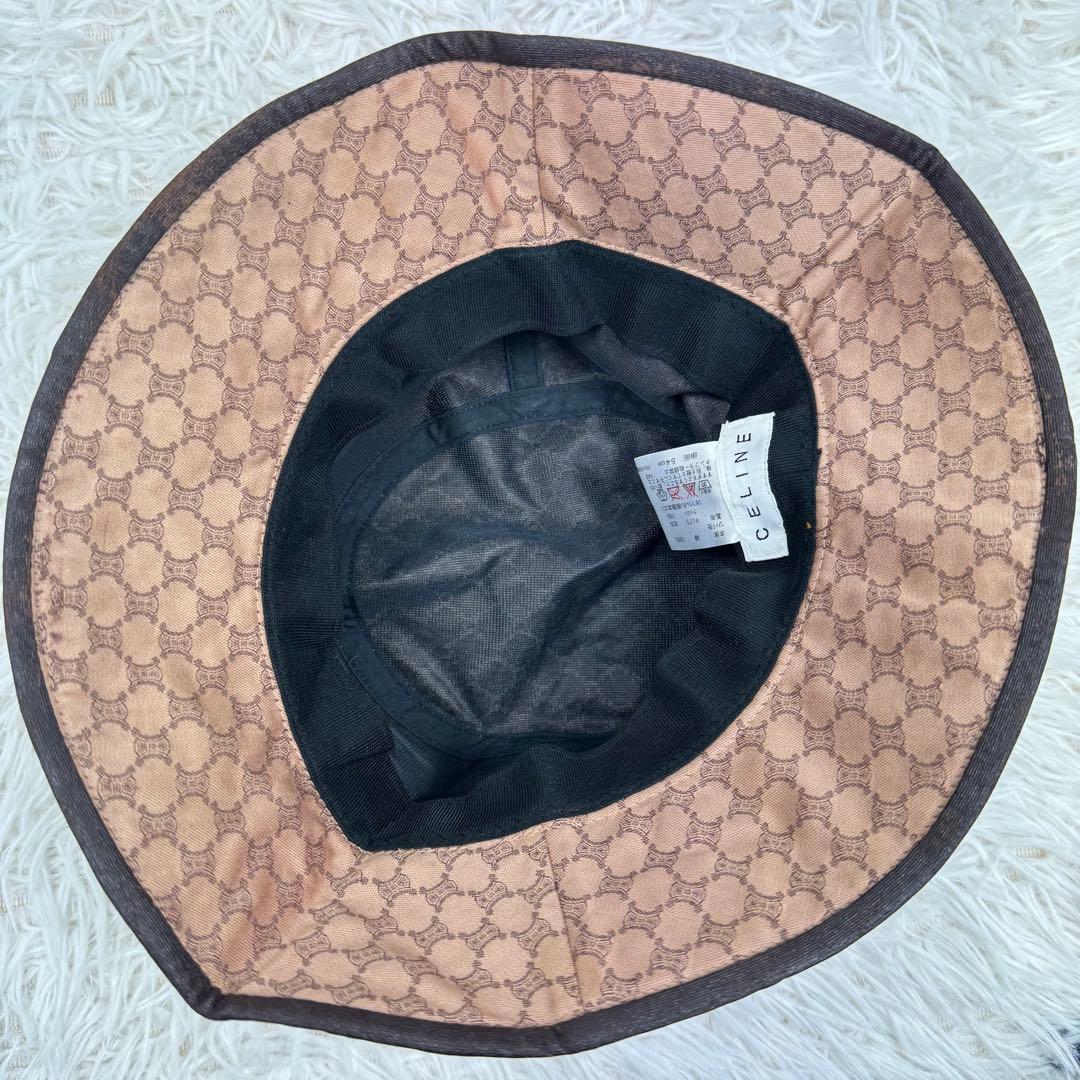 【お買い得】CELINE マカダム　バケットハット　オンワード　サイズ54