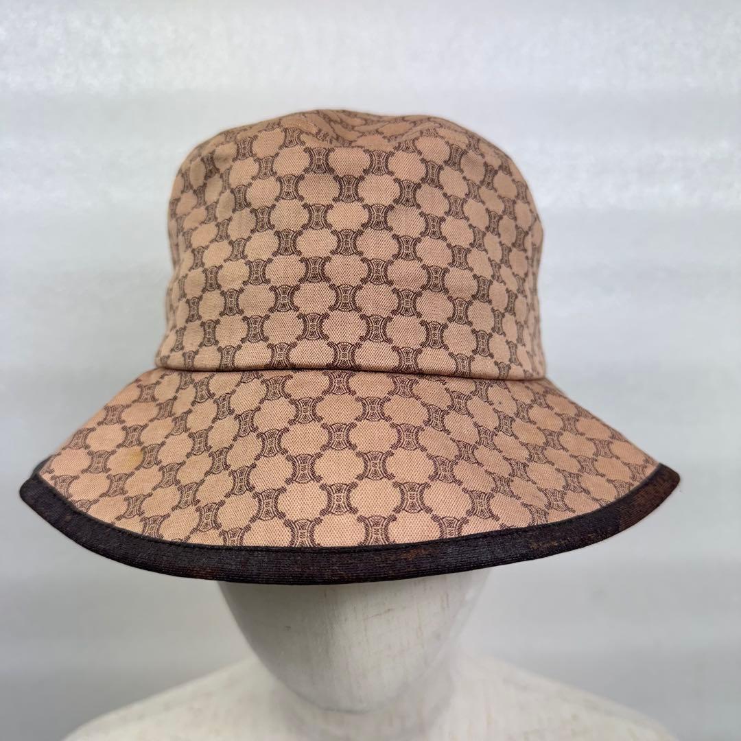 【お買い得】CELINE マカダム　バケットハット　オンワード　サイズ54