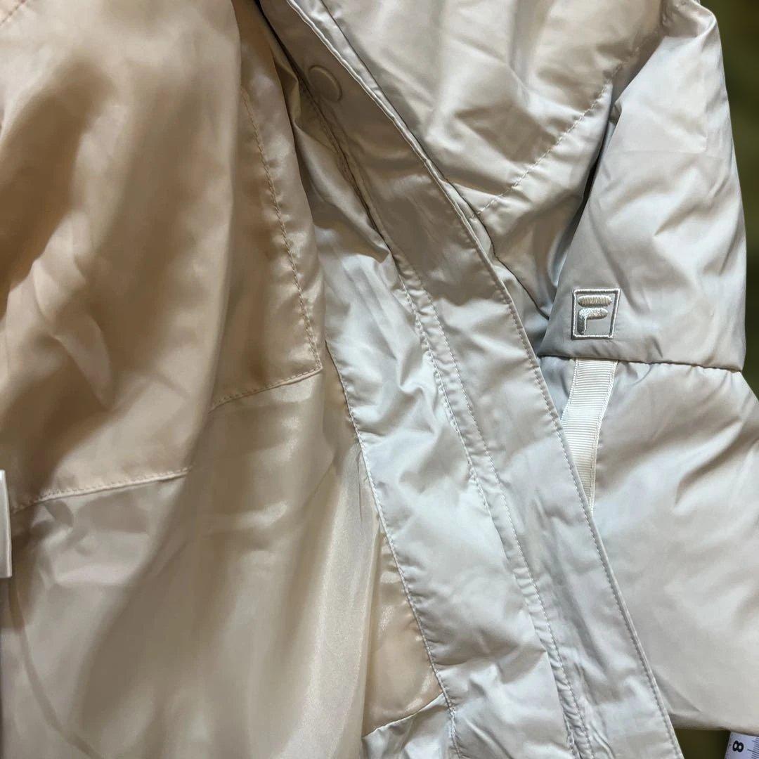 新品Ｌサイズ　フィラゴルフレディース撥水加工フード付き高級ダウンジャケット