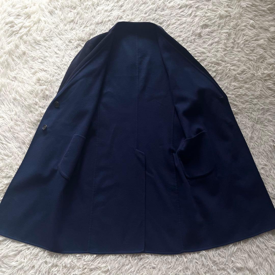 <美品>LARDINI リバーシブル ウール チェスターコート サイズ46