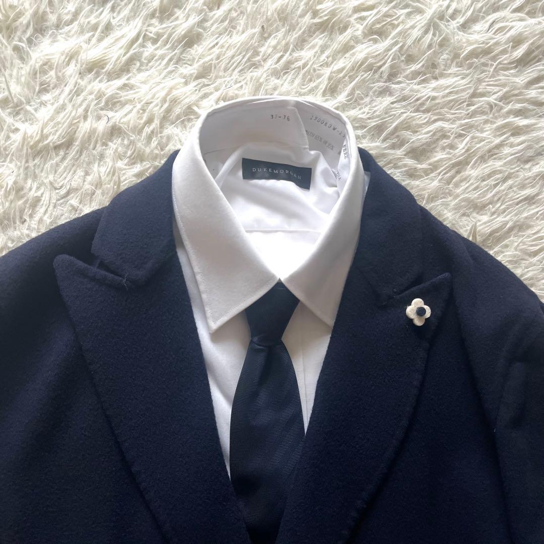 <美品>LARDINI リバーシブル ウール チェスターコート サイズ46