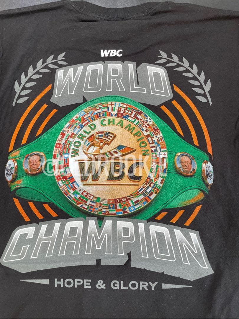 リヤドシーズン×WBCチャンピオンベルトTシャツ