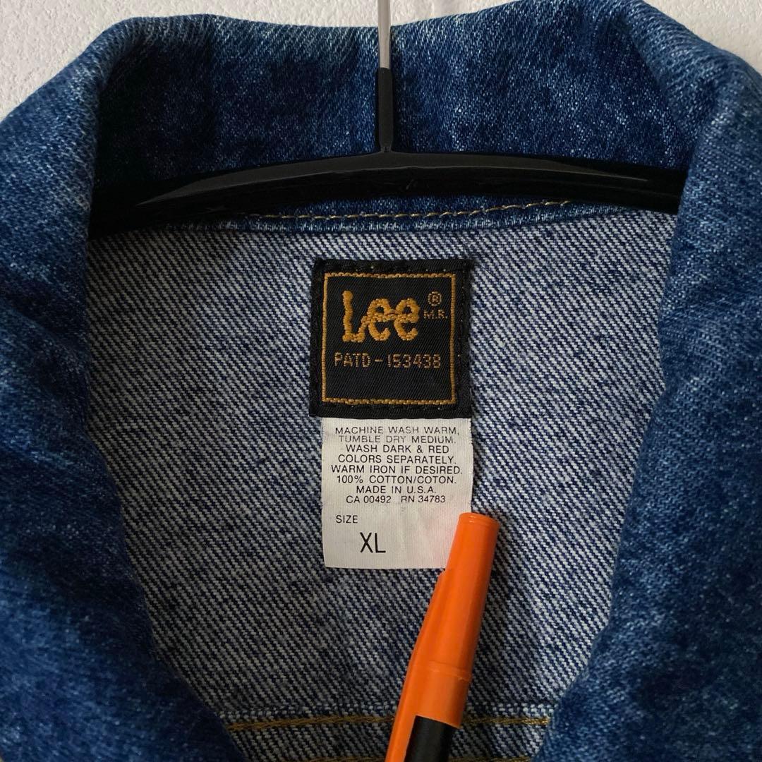 80's ヴィンテージ Lee 220J デニムジャケット USA製 XL