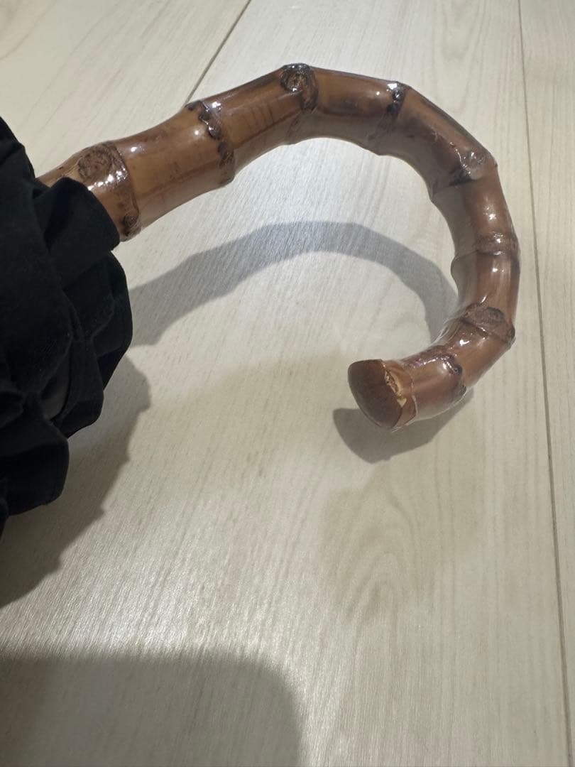 芦屋ロサブラン 完全遮光日傘 ショートサイズ シングル フリル ブラック