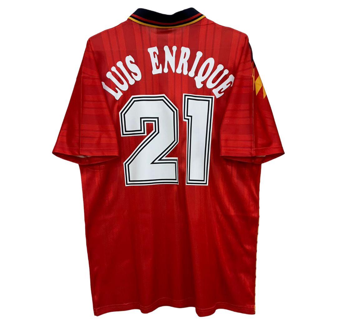 1994 スペイン代表　ルイス・エンリケ　アディダスオフィシャル　ユニフォーム