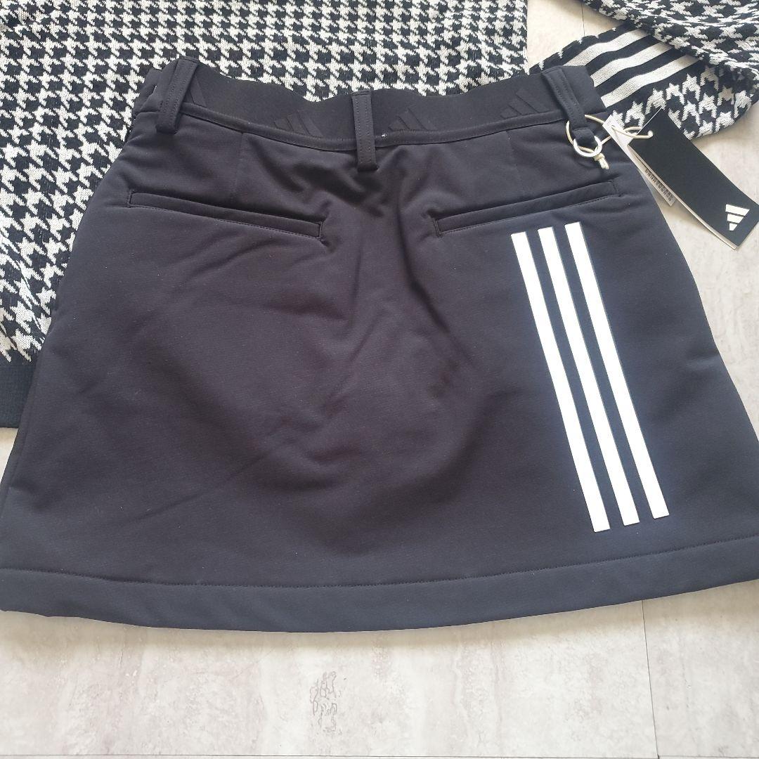 adidas アディダスゴルフ ハウンドトゥースセーター スカート セットアップ