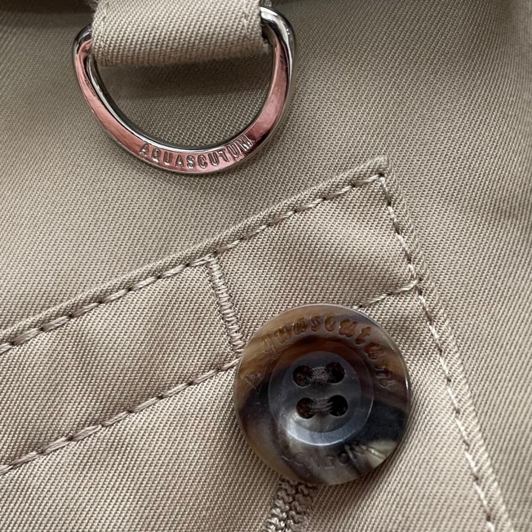 【極美品】Aquascutum　トレンチコート S 4 ブルーライナー付　ベルト
