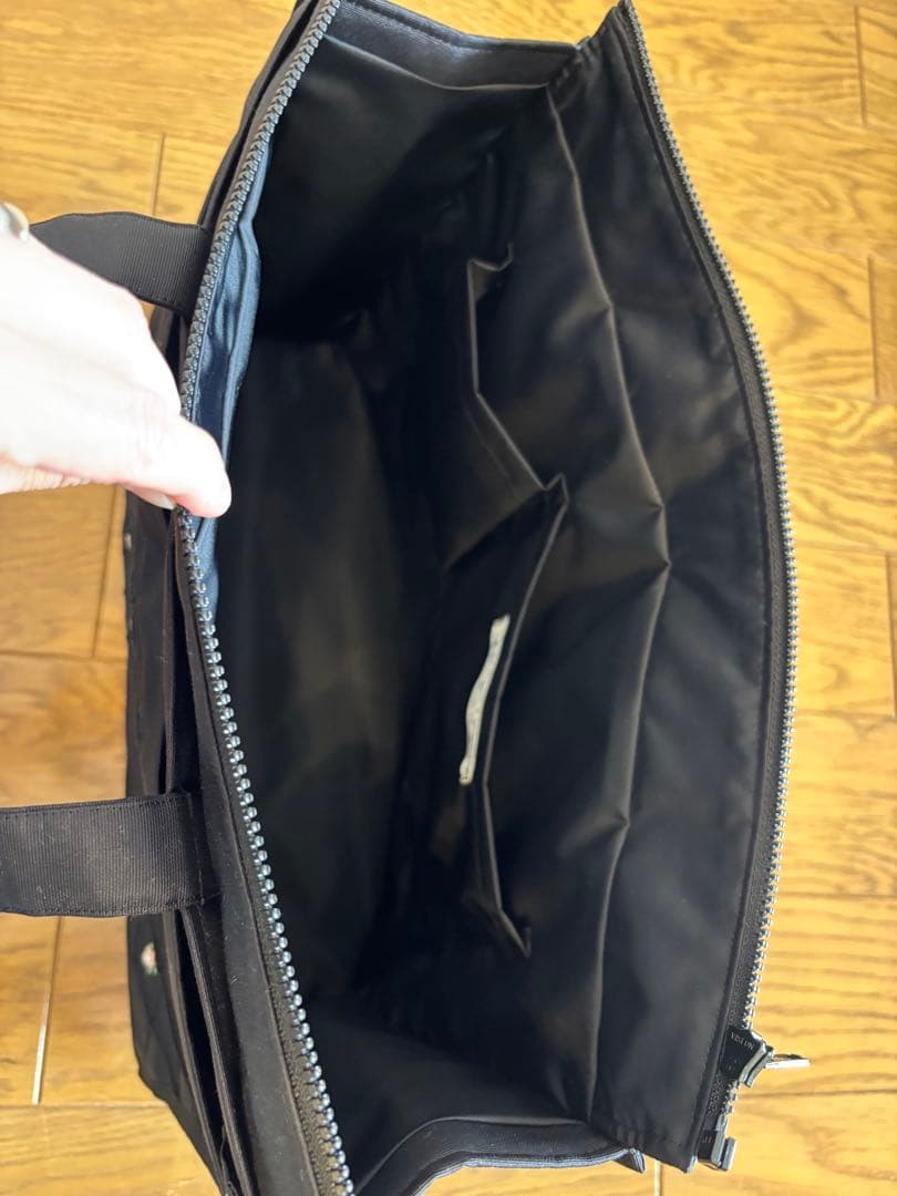 マムエモア　グログラントワコバッグ　ファスナー付き　お受験バッグ