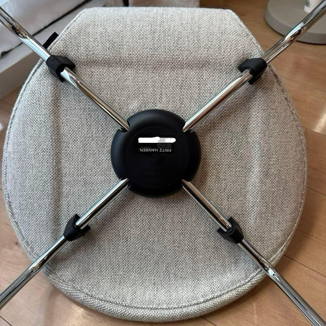 セブンチェア 3107 フルパディング クローム脚 SH430mm