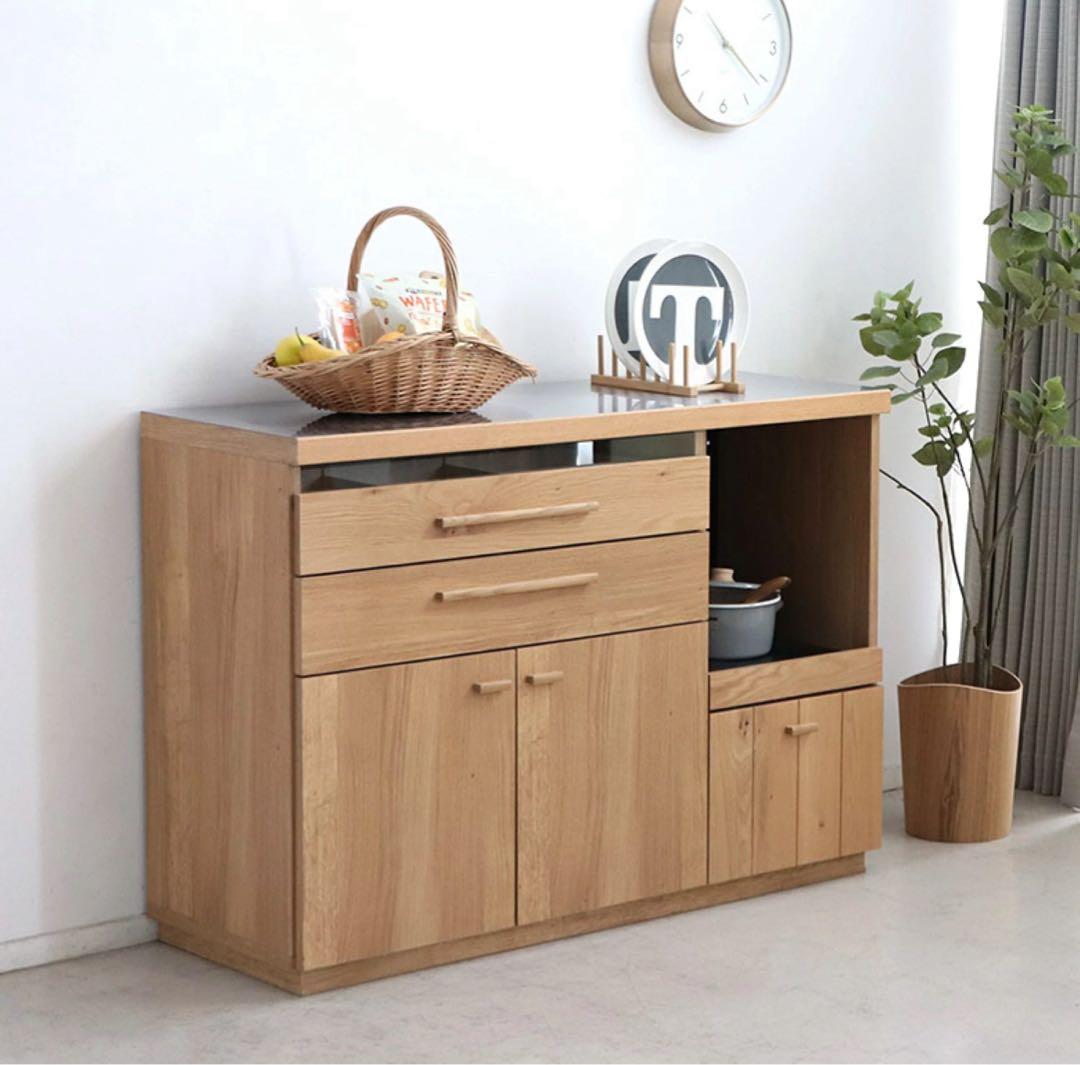 【11/20まで引越セール】pecha! 　キッチン収納棚120cm東馬