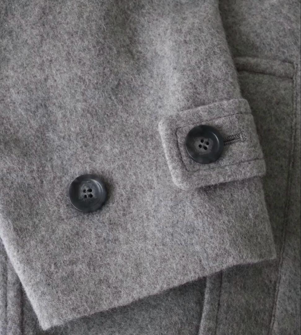 北欧暮らしの道具店 ウールロングコート ウォームグレー Sサイズ